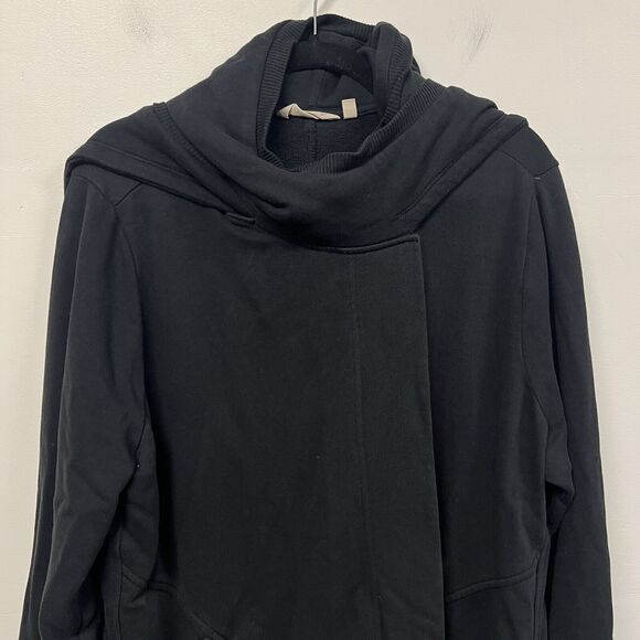 Soft Surroundings Go Lively Jacket Womens Size XL Black Travel Wrap Scarf Cozy - Picture 2 of 13